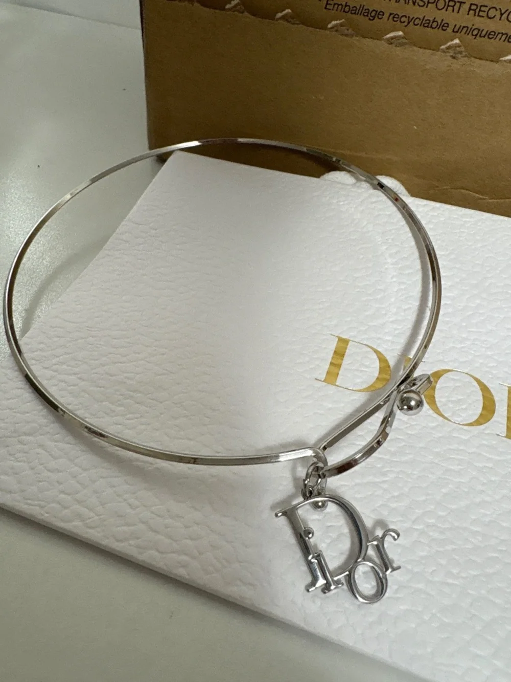 Dior Logo Charm choker